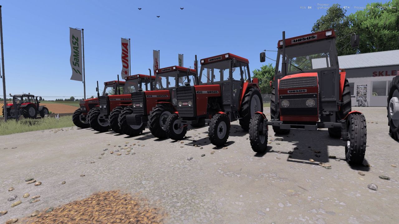 Трактор Ursus 4512 / 4514 для Farming Simulator 25