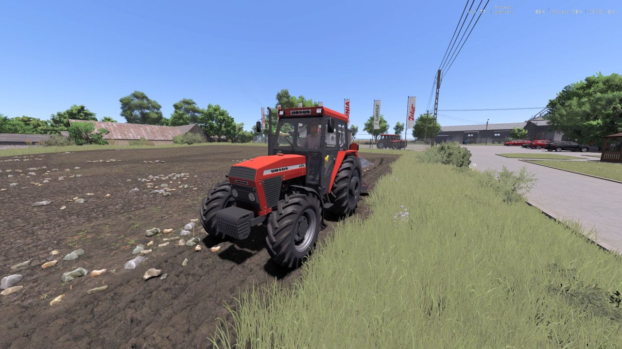 Трактор Ursus 4512 / 4514 для Farming Simulator 25
