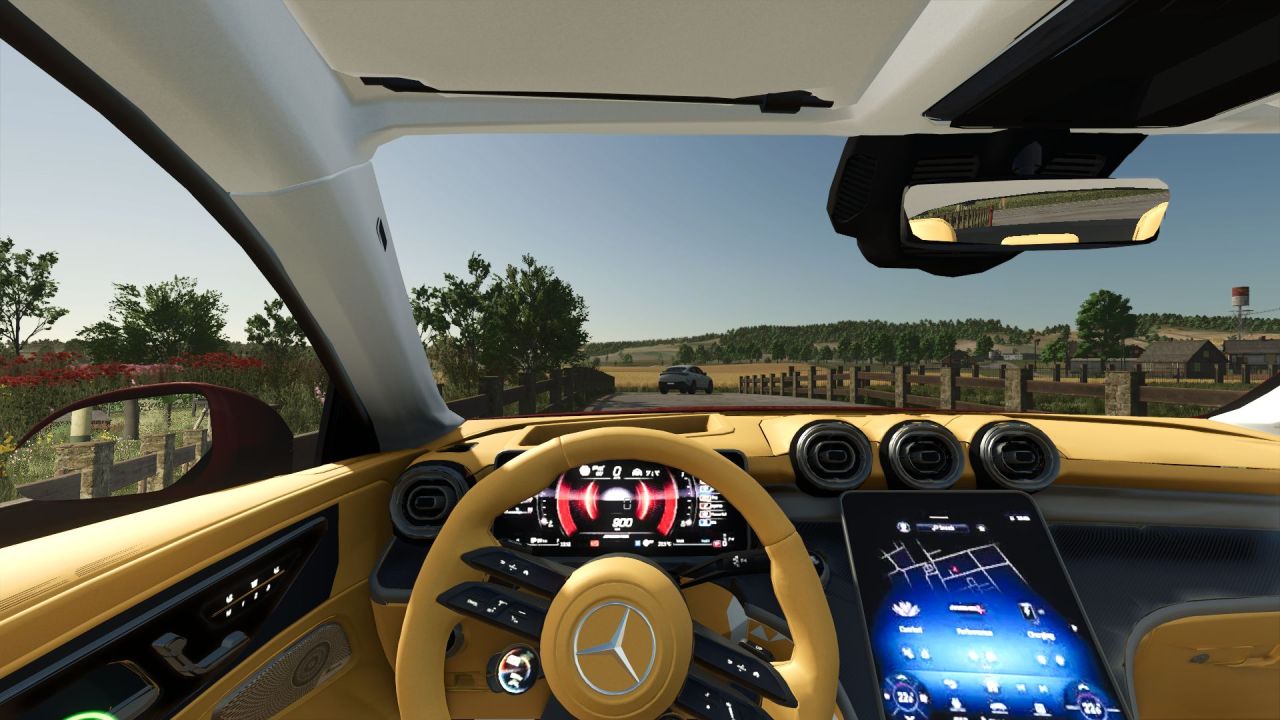 Автомобіль Mercedes-Benz GLC 63 S AMG для Farming Simulator 25