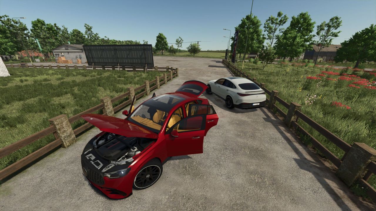 Автомобіль Mercedes-Benz GLC 63 S AMG для Farming Simulator 25