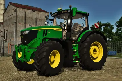 Новий Трактор John Deere 6R Edit (6R210–250) з LED-Тюнінгом для Farming Simulator 25 — 1