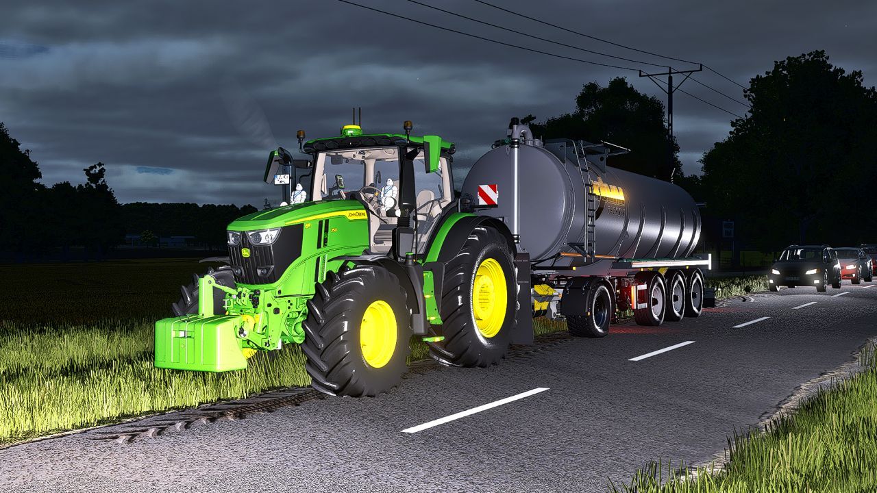 Новий Трактор John Deere 6R Edit (6R210–250) з LED-Тюнінгом для Farming Simulator 25