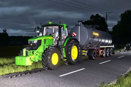 Новий Трактор John Deere 6R Edit (6R210–250) з LED-Тюнінгом для Farming Simulator 25 — 3