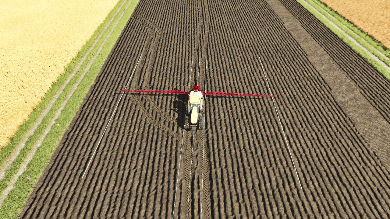 Лінії роботи інструментів для Farming Simulator 25