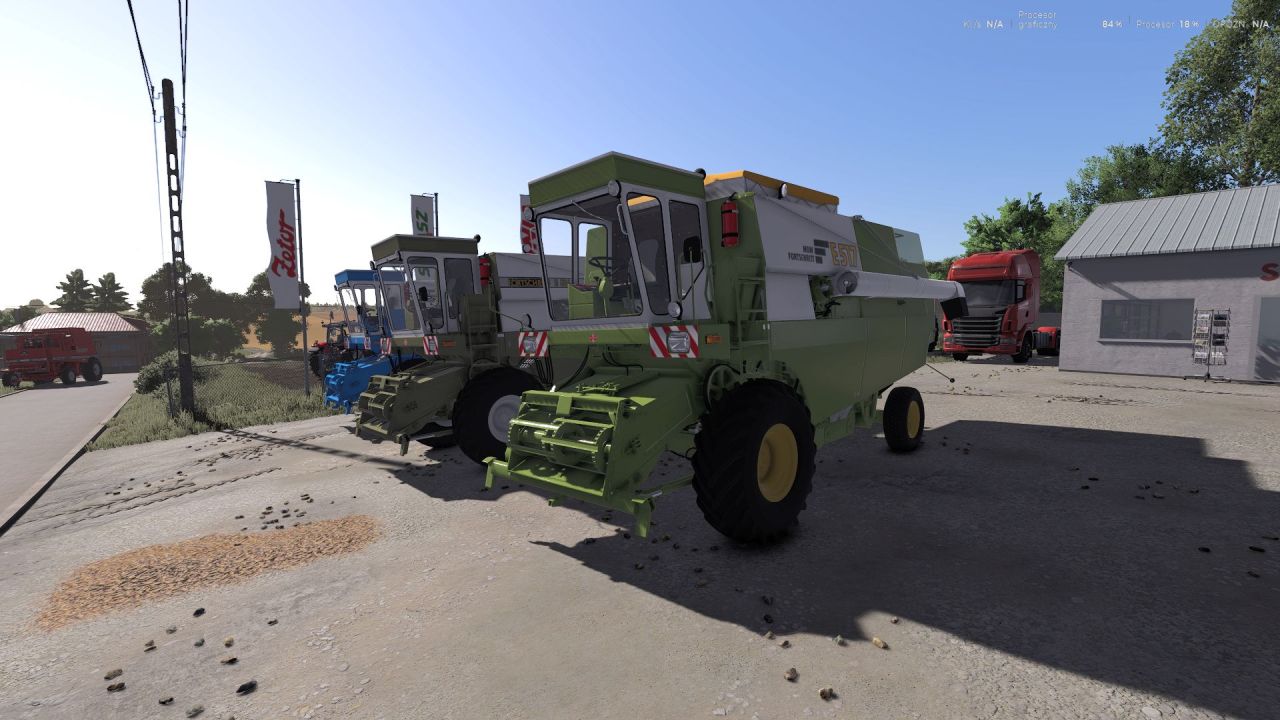 Трактор Fortschritt E516 для Farming Simulator 25
