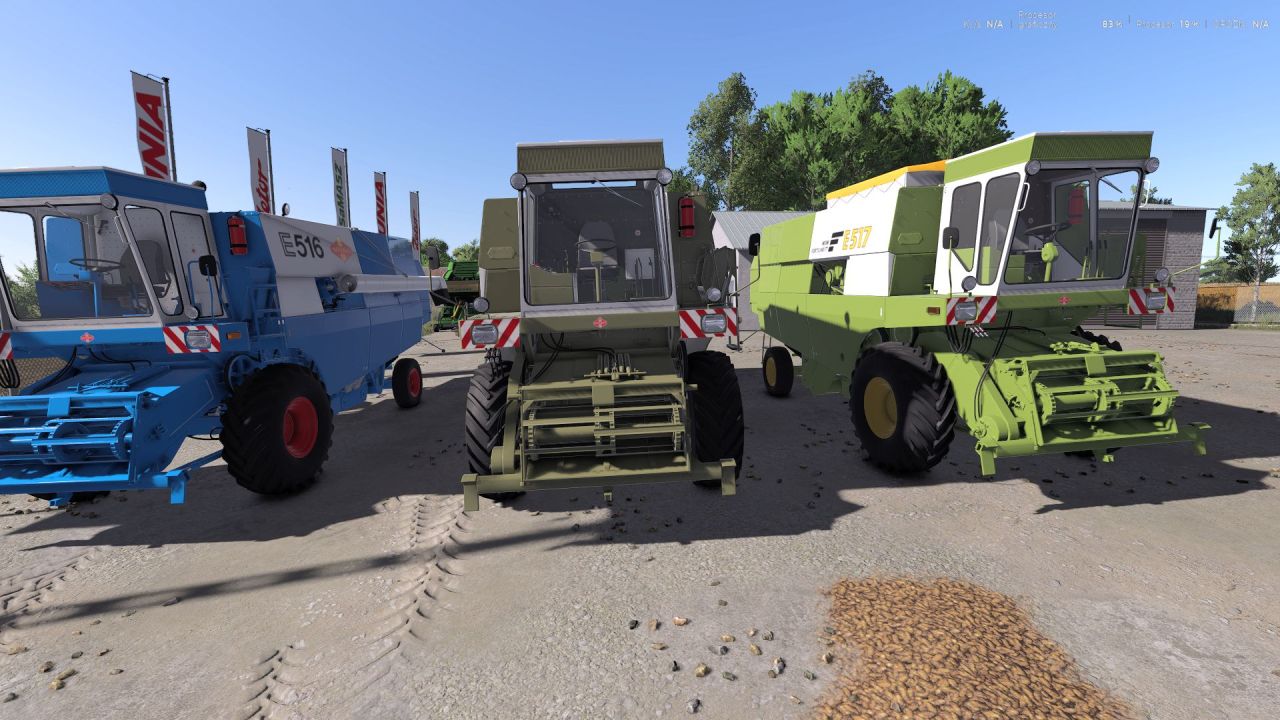 Трактор Fortschritt E516 для Farming Simulator 25