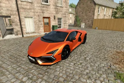 Автомобіль Lamborghini Revuelto для Farming Simulator 25