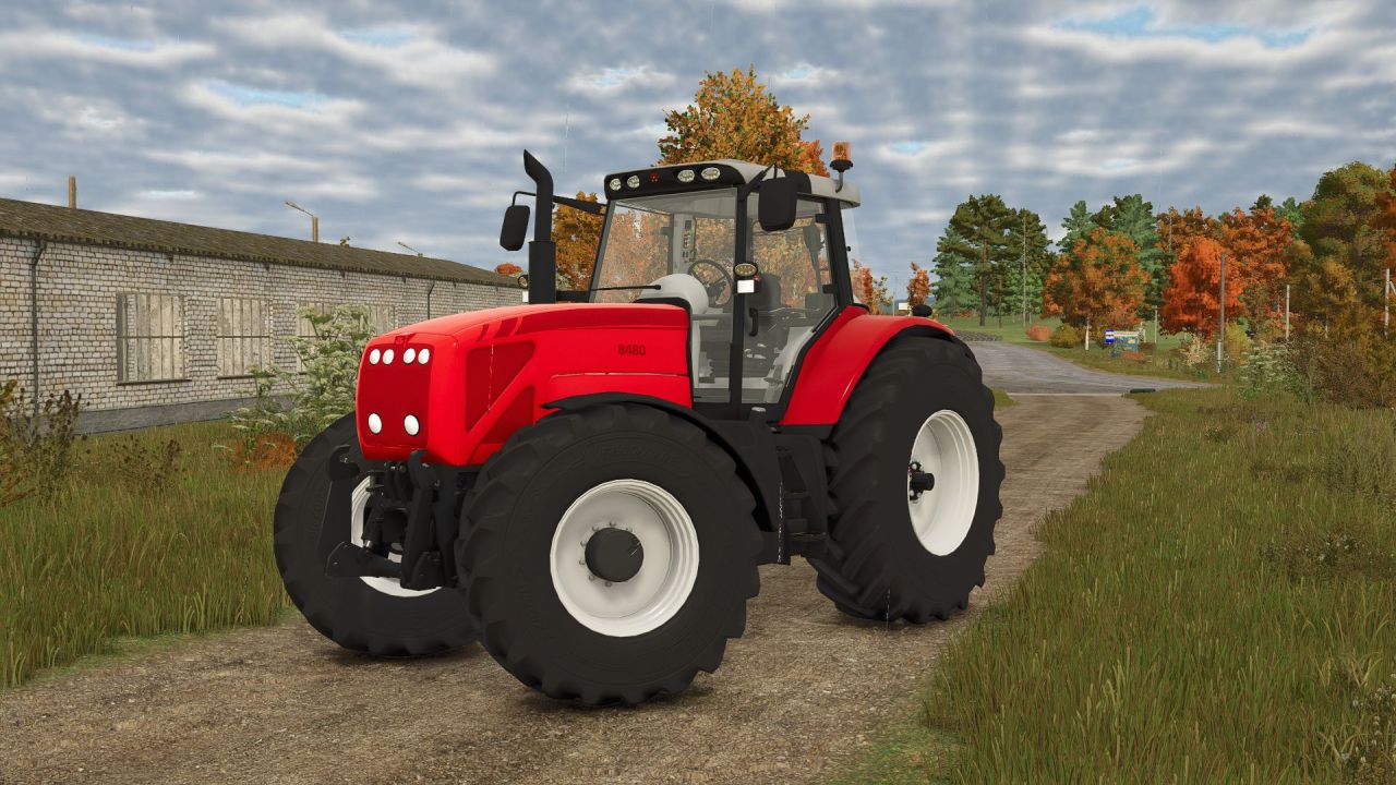 Mocny Traktor Massey Ferguson 8480 (320 KM) do Farming Simulator 25