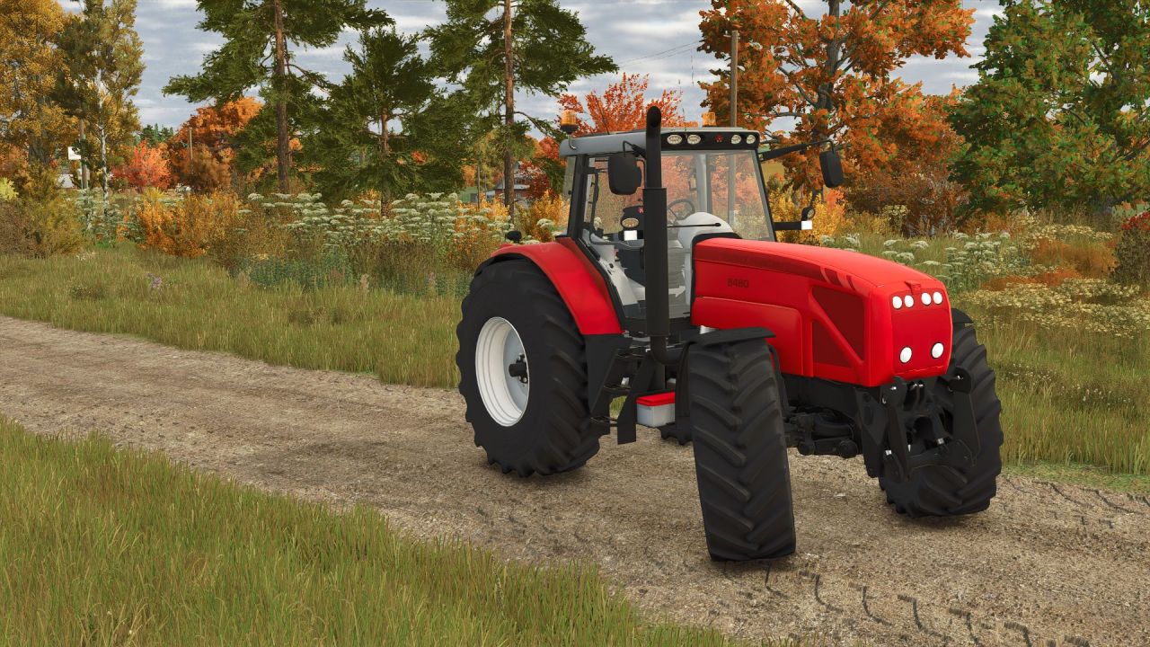 Leistungsstarker Traktor Massey Ferguson 8480 (320 PS) für Farming Simulator 25