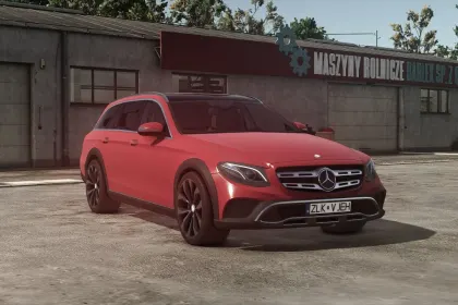 Автомобіль Mercedes Benz E Class для Farming Simulator 25