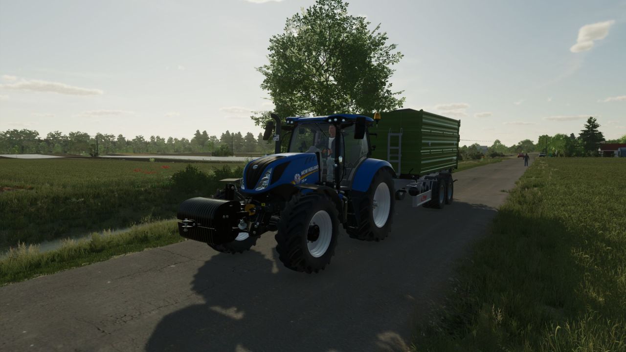 Трактор New Holland T6 Tier4b для Farming Simulator 22