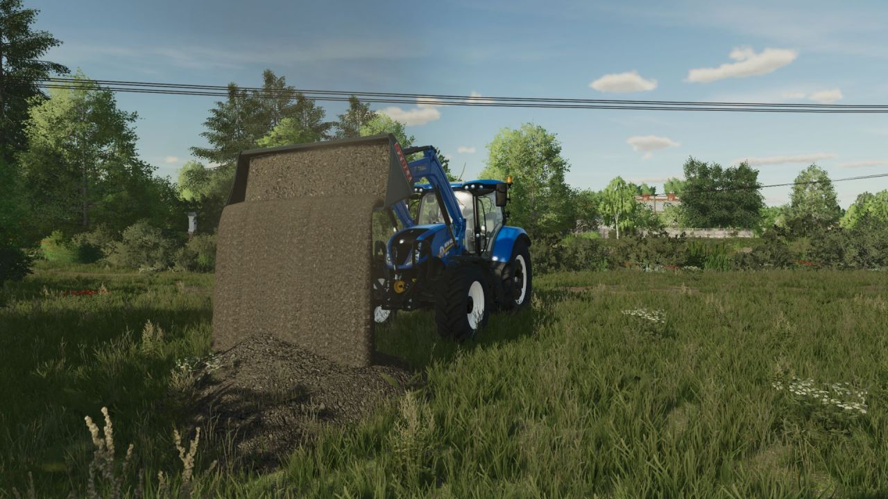 Трактор New Holland T6 Tier4b для Farming Simulator 22