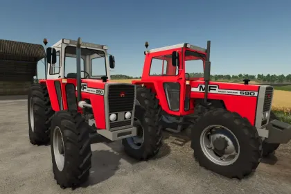 Легендарний Трактор Massey Ferguson 590 (90 к.с.) — Оновлена Версія для Farming Simulator 25 — 1