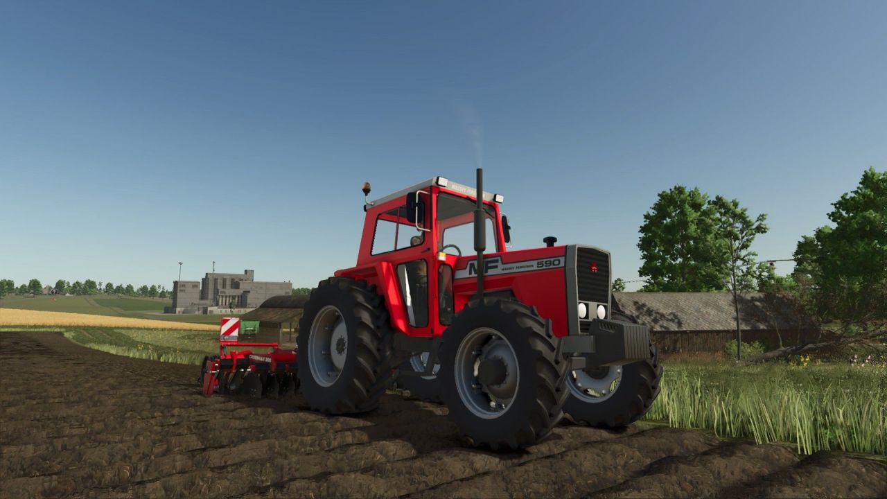 Легендарний Трактор Massey Ferguson 590 (90 к.с.) — Оновлена Версія для Farming Simulator 25
