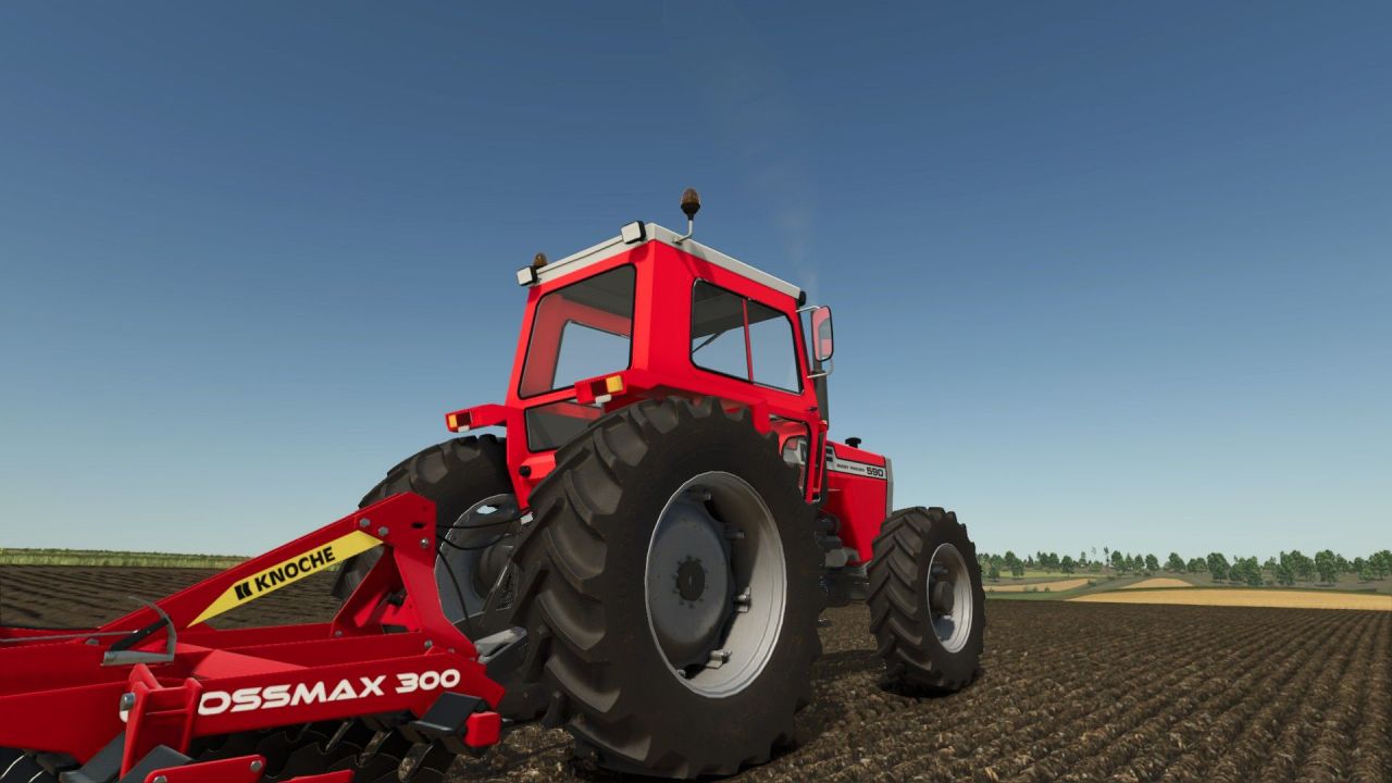 Легендарний Трактор Massey Ferguson 590 (90 к.с.) — Оновлена Версія для Farming Simulator 25
