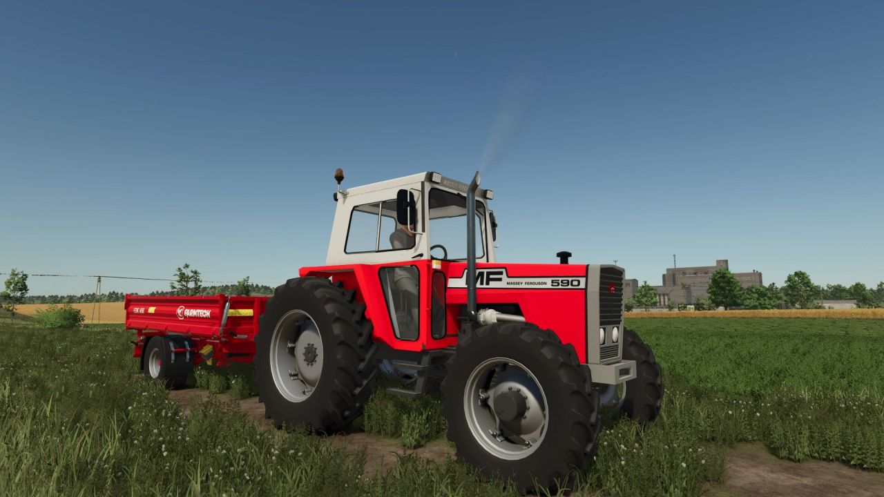 Легендарний Трактор Massey Ferguson 590 (90 к.с.) — Оновлена Версія для Farming Simulator 25
