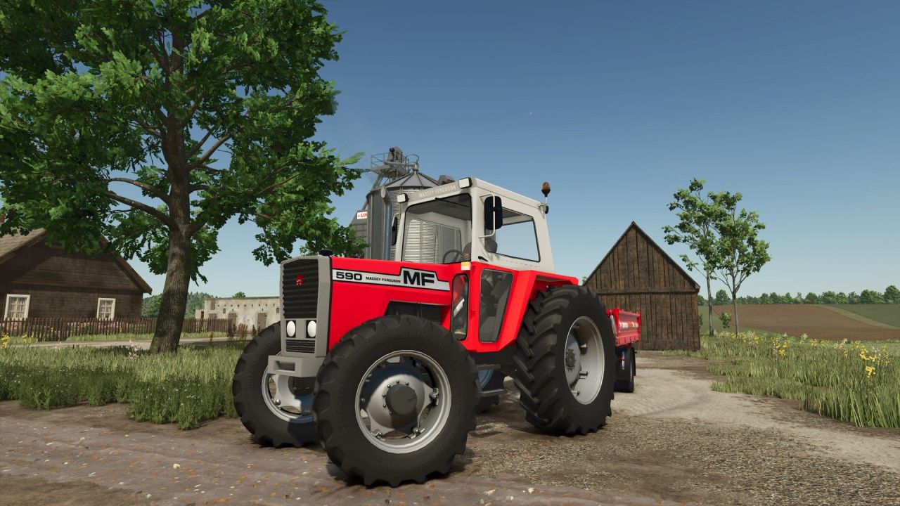 Легендарний Трактор Massey Ferguson 590 (90 к.с.) — Оновлена Версія для Farming Simulator 25