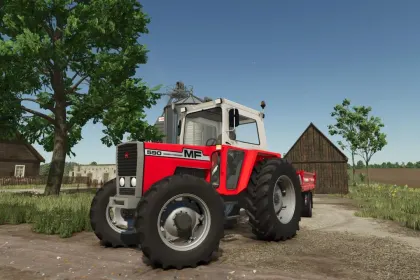 Легендарний Трактор Massey Ferguson 590 (90 к.с.) — Оновлена Версія для Farming Simulator 25 — 6