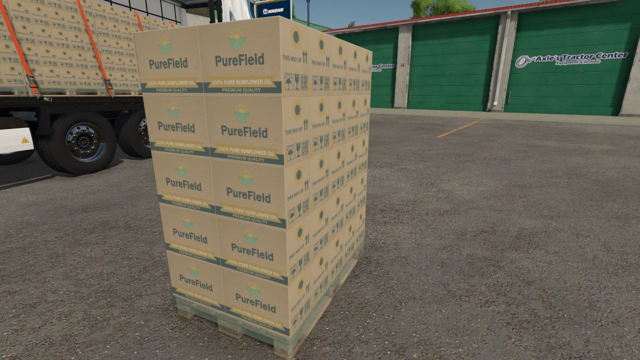 Палета соняшникової олії PureField для Farming Simulator 25