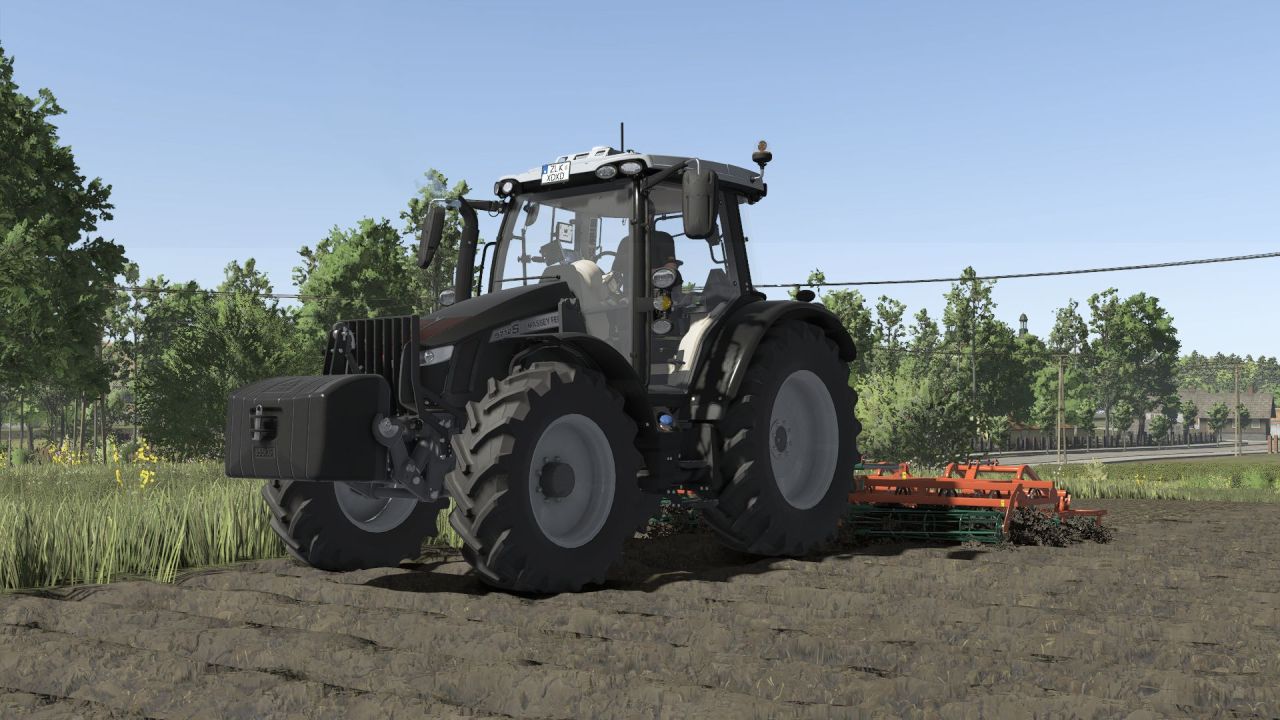 Трактор Massey Ferguson 5700S Edit для Farming Simulator 25