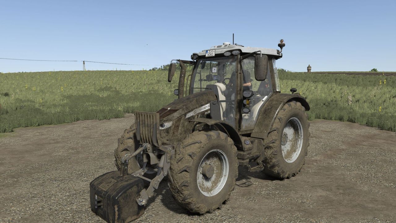 Трактор Massey Ferguson 5700S Edit для Farming Simulator 25