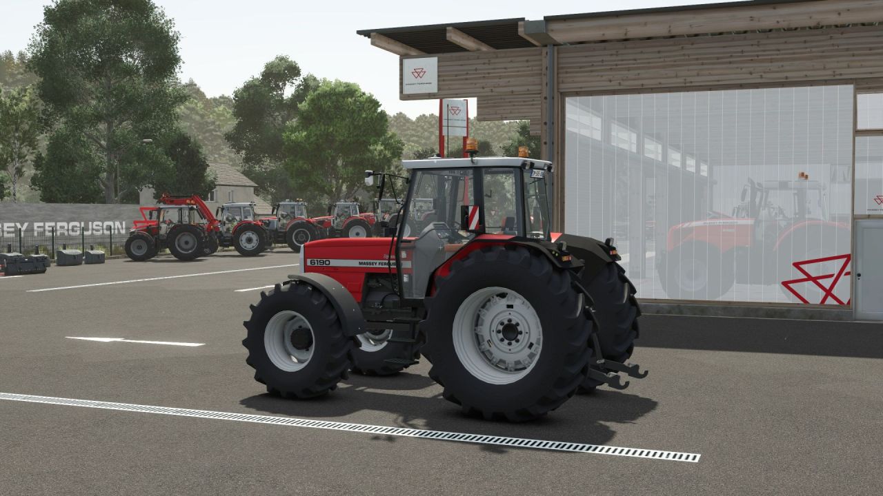 Трактор Massey Ferguson 6100 для Farming Simulator 25