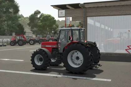 Трактор Massey Ferguson 6100 для Farming Simulator 25