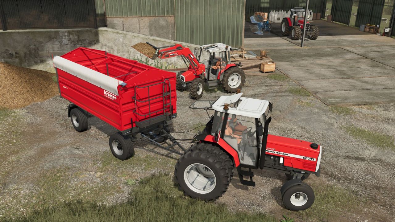 Трактор Massey Ferguson 6100 для Farming Simulator 25