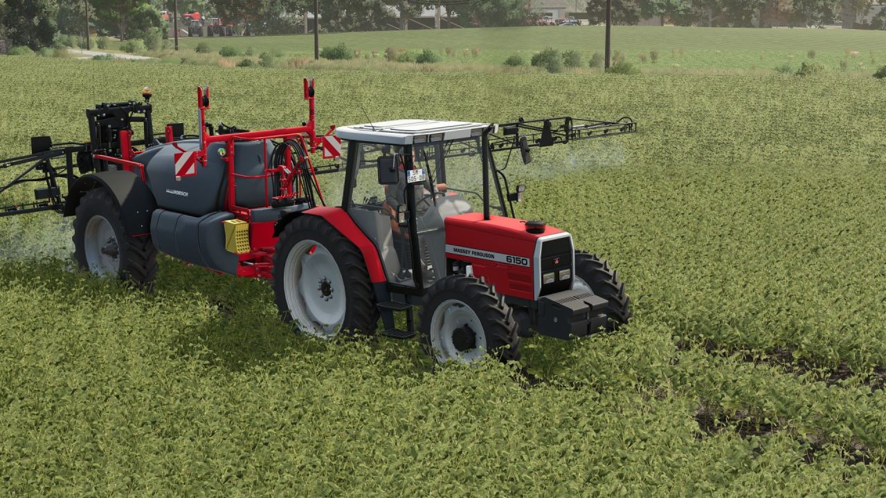 Трактор Massey Ferguson 6100 для Farming Simulator 25