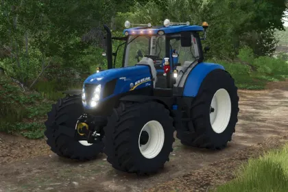 Трактор New Holland T7 2011 для Farming Simulator 25