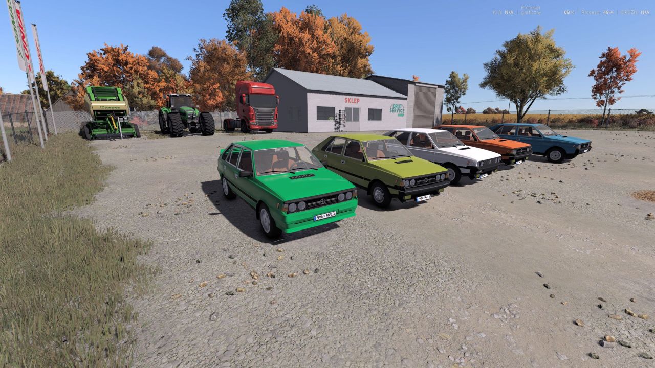 Car FSO Polonez 1500 for Farming Simulator 25