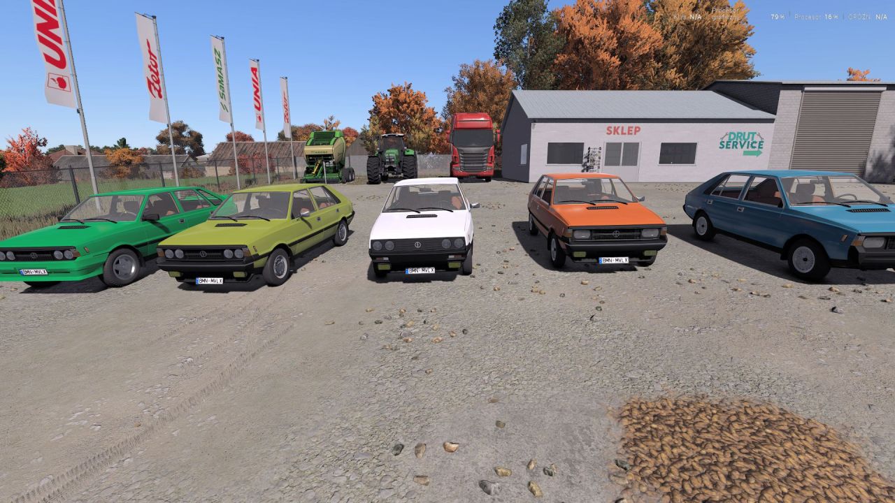 Car FSO Polonez 1500 for Farming Simulator 25