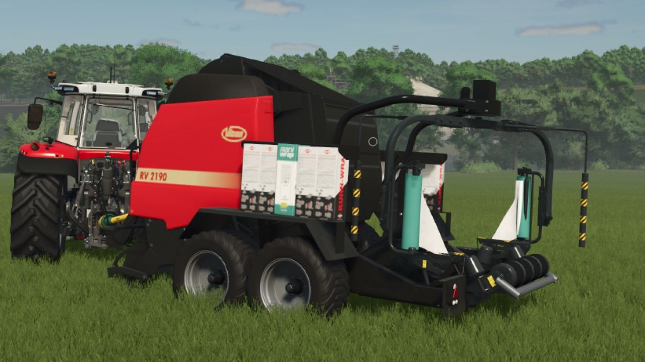 Pressen Kuhn VBP 2190 für Farming Simulator 25