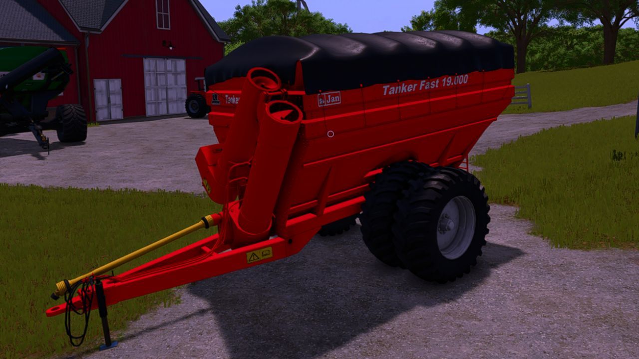 Потужний Перевантажувальний Бункер Jan Tanker Fast 19.000 для Швидкого Збирання у FS25