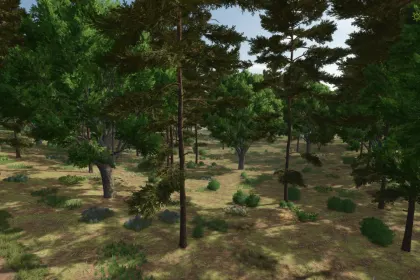 Карта Hutan Pantai Forest для Farming Simulator 25 — 2