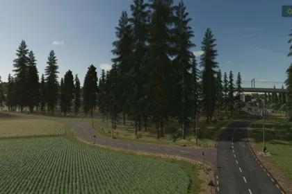Карта Hutan Pantai Forest для Farming Simulator 25 — 3