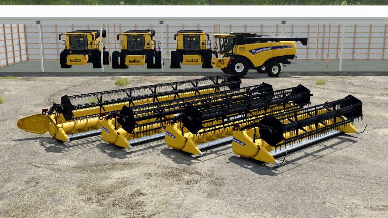Header New Holland 740CF for Farming Simulator 25