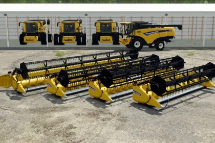Header New Holland 740CF for Farming Simulator 25 — 2