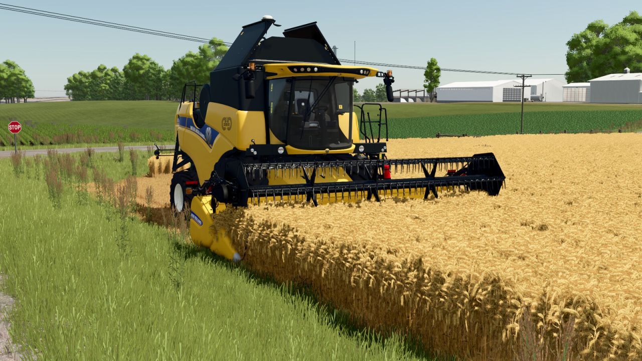 Header New Holland 740CF for Farming Simulator 25