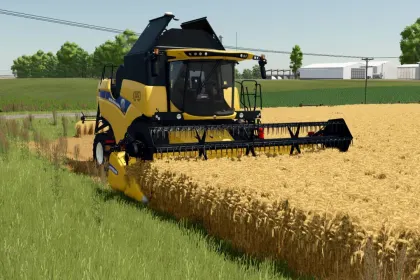Header New Holland 740CF for Farming Simulator 25 — 3
