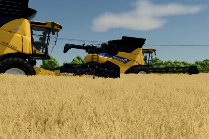 Header New Holland 740CF for Farming Simulator 25 — 4