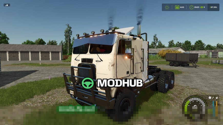 Mod na Ciężarówki Freightliner FLT 1985 do Farming Simulator 25 - Zrzuty ekranu
