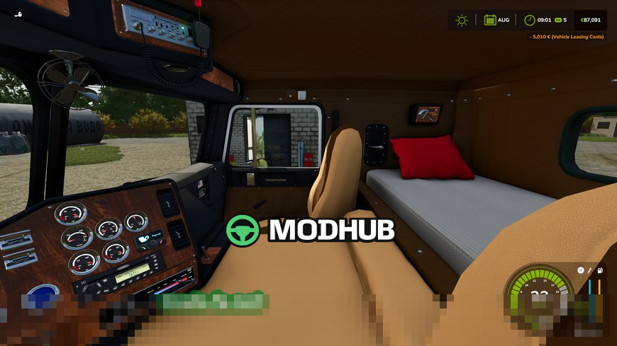 Mod na Ciężarówki Freightliner FLT 1985 do Farming Simulator 25 - Zrzuty ekranu