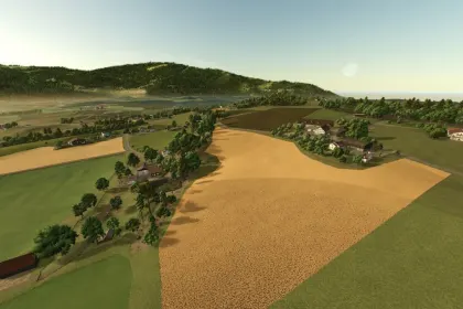 Szczegółowa Mapa Ratzinger Height dla Farming Simulator 25 — Bawarskie Wzgórza i 7 Farm — 4