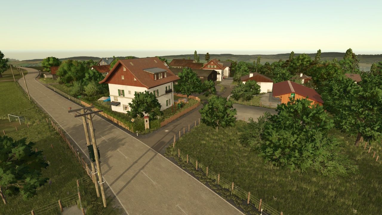 Szczegółowa Mapa Ratzinger Height dla Farming Simulator 25 — Bawarskie Wzgórza i 7 Farm