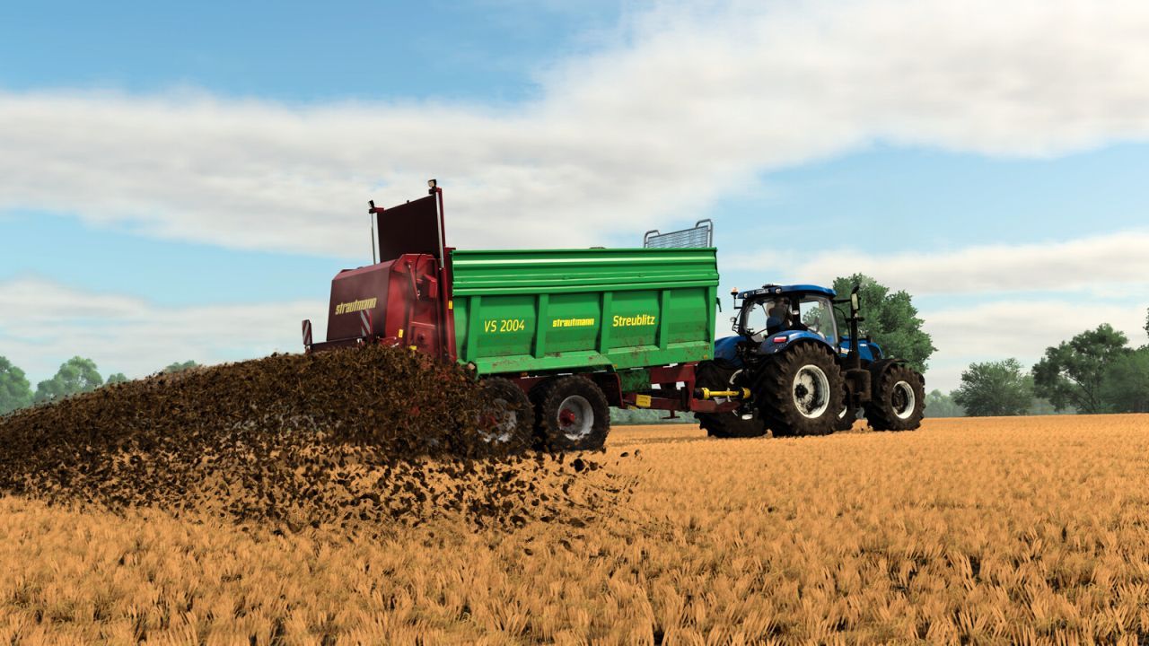 Розкидач гною Strautmann VS 2004 для Farming Simulator 25