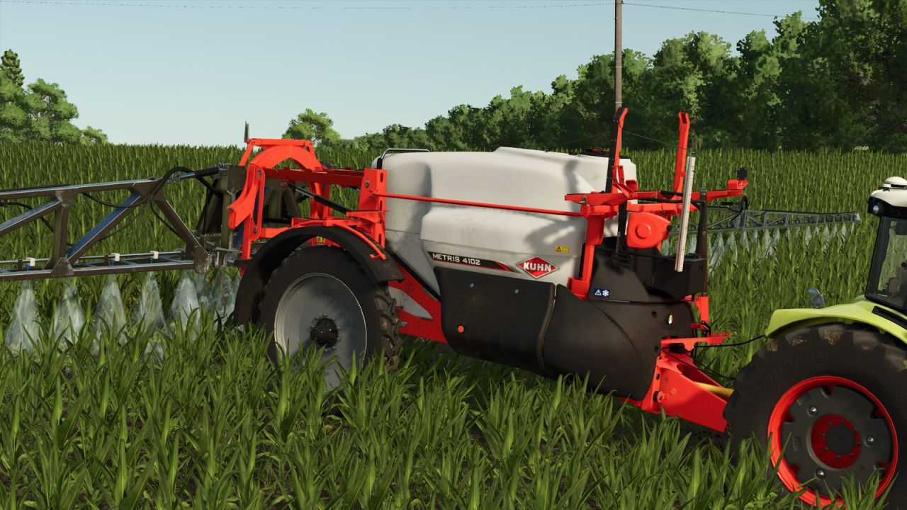Обприскувач KUHN METRIS 4102 для Farming Simulator 25
