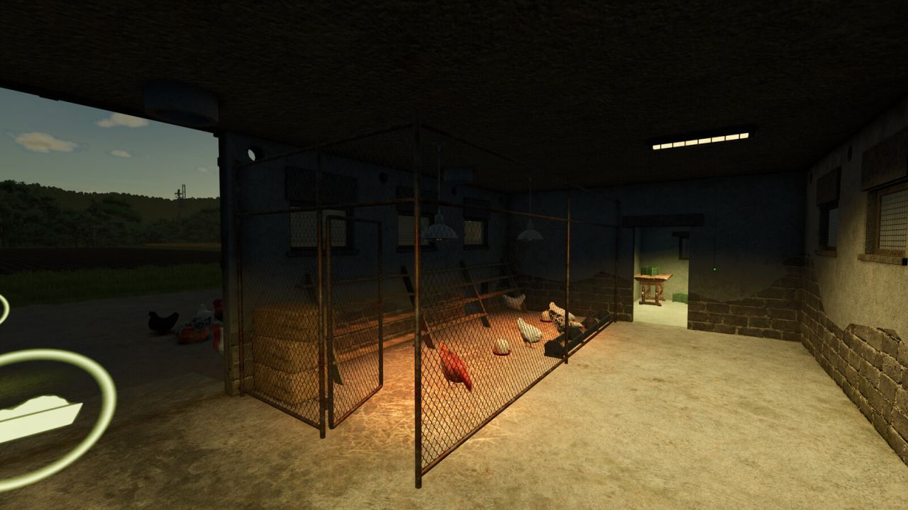 Старий курник з силосом для Farming Simulator 25