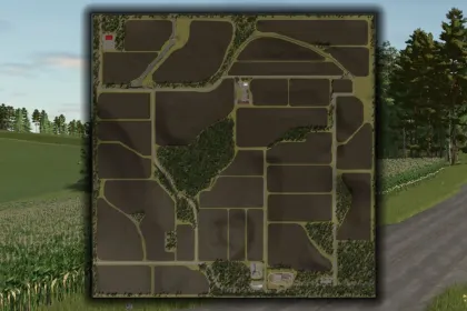 Нова Карта Back Roads County для Farming Simulator 25 — Мальовничі Поля та Ліси — 2