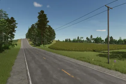 Нова Карта Back Roads County для Farming Simulator 25 — Мальовничі Поля та Ліси — 6